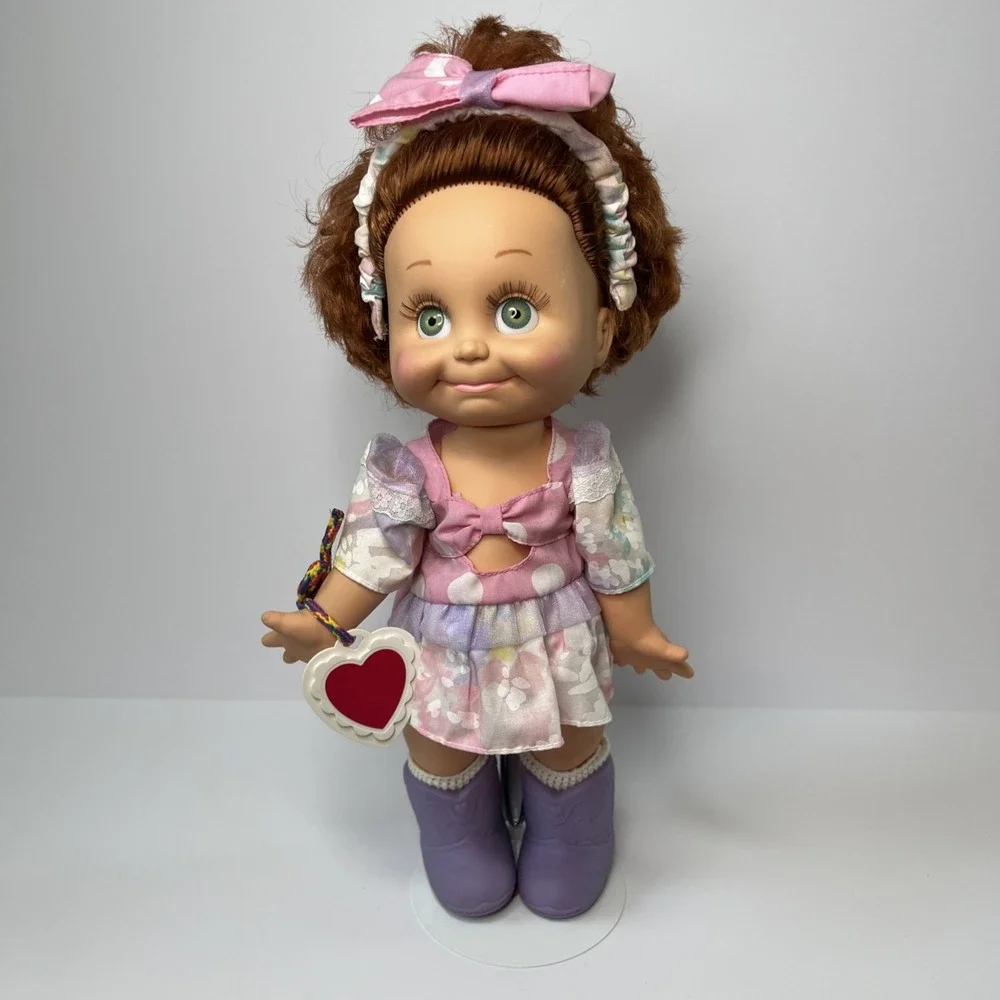 Vintage 1990 Galoob Baby Face So Shy Sherri #9 Complete Original Outfit Heart